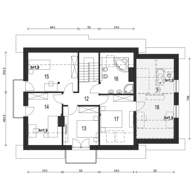 Daria z garażem 1-st. [A]