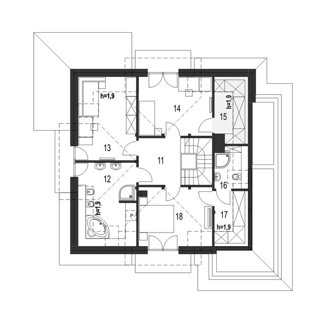 Diana z garażem 1-st. [A]