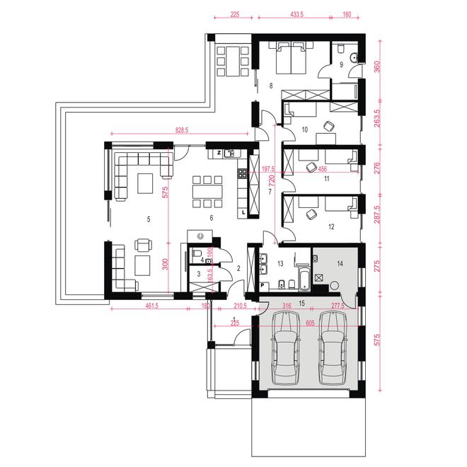 Dolomit III z garażem 2-st. [A]