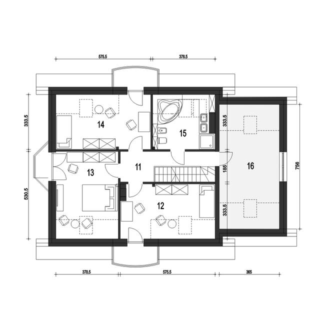 Dom Dla Ciebie 1 z garażem 1-st. [A]