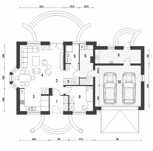 Dom Dla Ciebie 1 z garażem 2-st. [A1]
