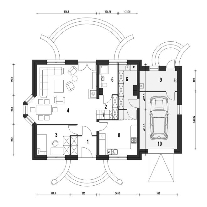 Dom Dla Ciebie 1 w2 z garażem 1-st. [A]