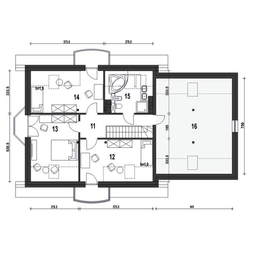 Dom Dla Ciebie 1 w2 z garażem 2-st. [A1]