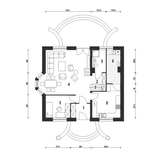 Dom Dla Ciebie 1 w2 bez garażu [B]