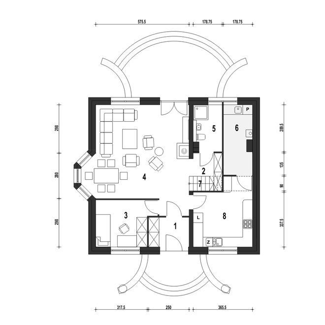 Dom Dla Ciebie 1 w2 bez garażu [B]