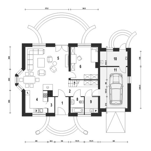 Dom Dla Ciebie 1 w3 z garażem 1-st. [A]