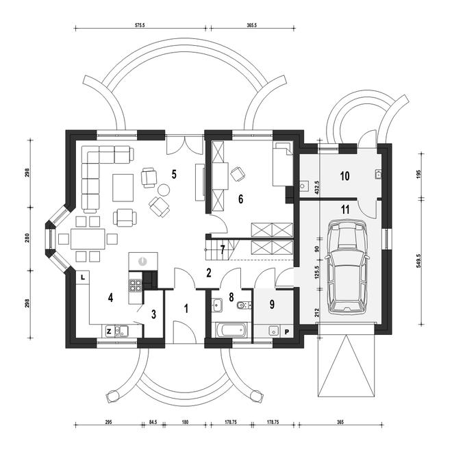 Dom Dla Ciebie 1 w3 z garażem 1-st. [A]