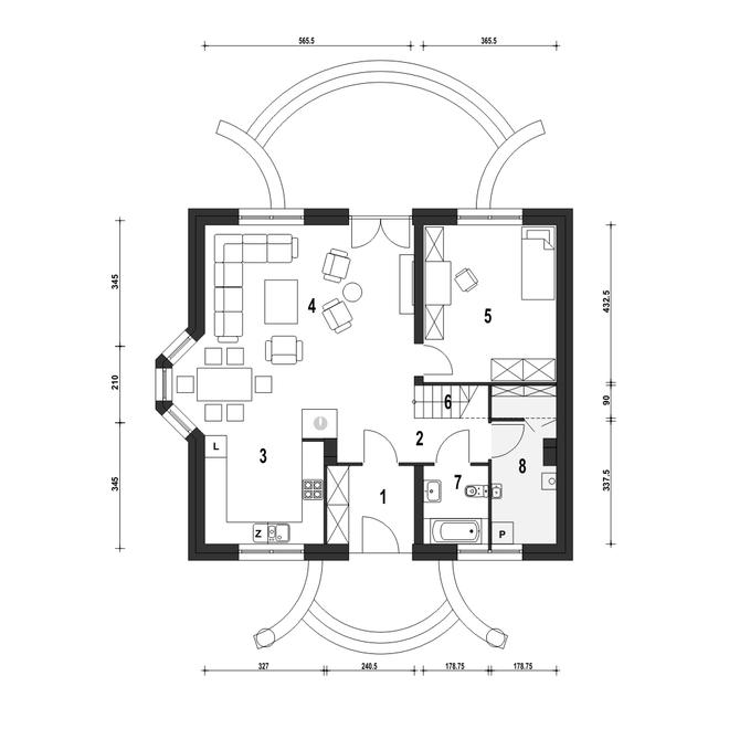 Dom Dla Ciebie 1 w3 bez garażu [B]