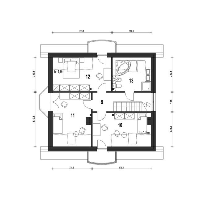 Dom Dla Ciebie 1 w3 bez garażu [B]