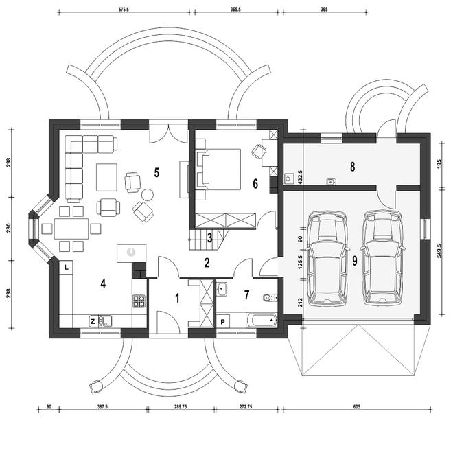 Dom Dla Ciebie 1 w4 z garażem 2-st. [A1]