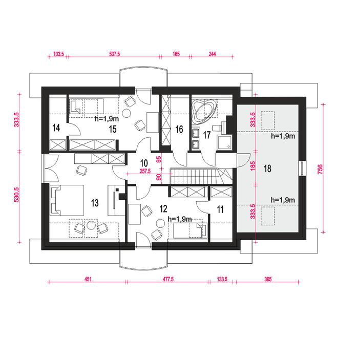 Dom Dla Ciebie 10 z garażem 1-st. [A]