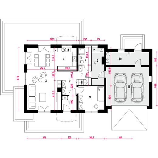 Dom Dla Ciebie 10 z garażem 2-st. [A1]