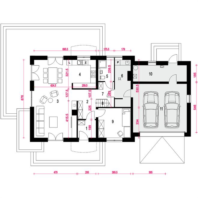 Dom Dla Ciebie 10 z garażem 2-st. [A1]