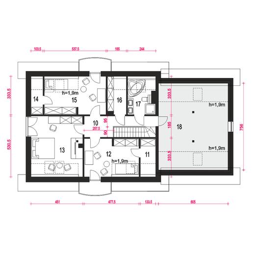 Dom Dla Ciebie 10 z garażem 2-st. [A1]