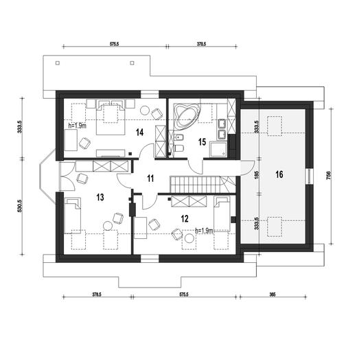 Dom Dla Ciebie 2 w2 z garażem 1-st. [A]