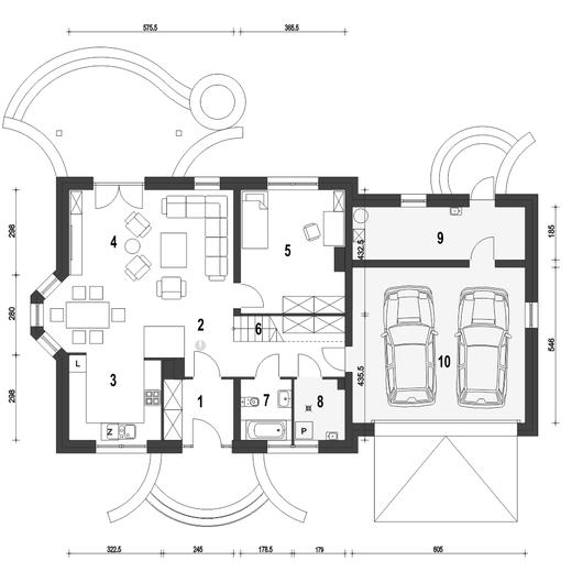 Dom Dla Ciebie 2 w2 z garażem 2-st. [A1]
