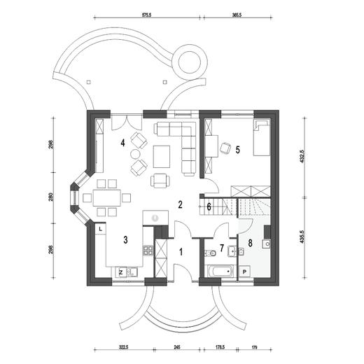 Dom Dla Ciebie 2 w2 bez garażu [B]