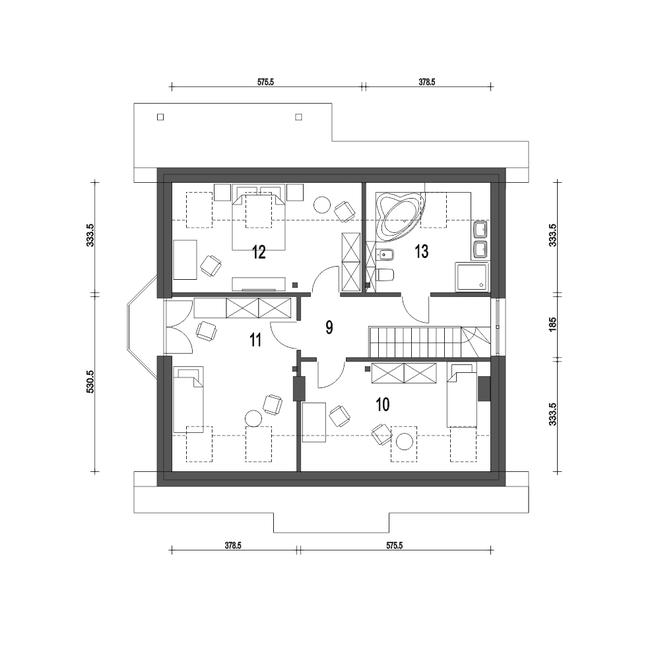 Dom Dla Ciebie 2 w2 bez garażu [B]