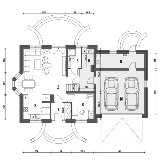 Dom Dla Ciebie 3 z garażem 2-st. [A1]