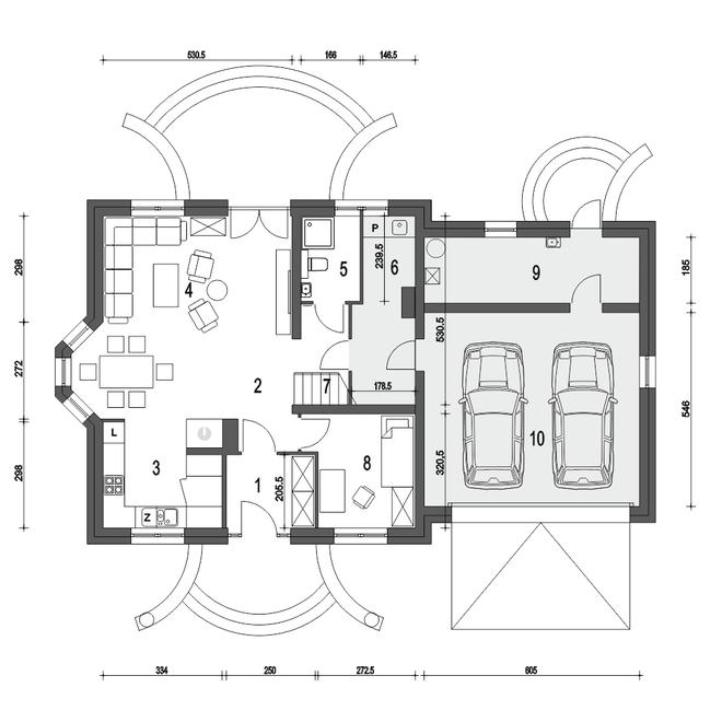 Dom Dla Ciebie 3 z garażem 2-st. [A1]