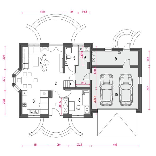 Dom Dla Ciebie 3 z garażem 2-st. [A3]
