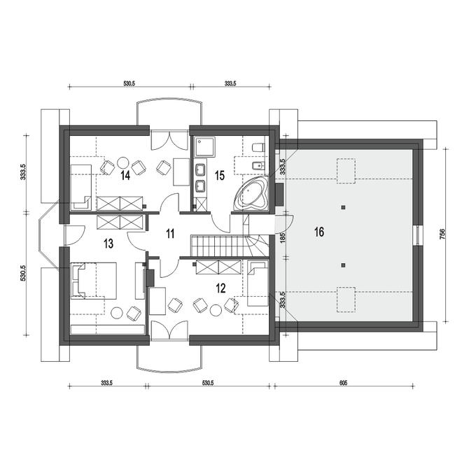 Dom Dla Ciebie 4 z garażem 2-st. [A1]