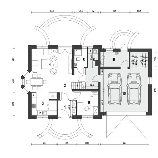 Dom Dla Ciebie 5 z garażem 2-st. [A1]
