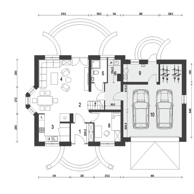 Dom Dla Ciebie 5 z garażem 2-st. [A1]