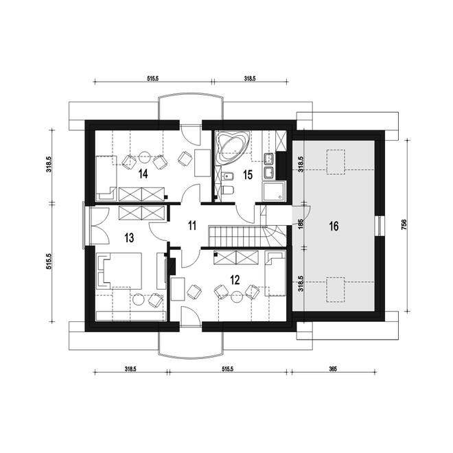 Dom Dla Ciebie 5 z garażem 1-st. [A2]
