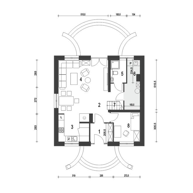 Dom Dla Ciebie 5 bez garażu [B1]