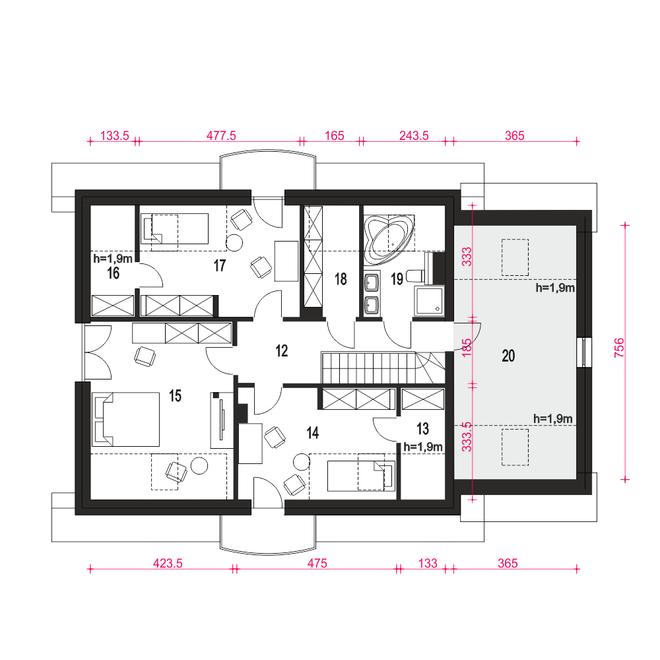 Dom Dla Ciebie 7 z garażem 1-st. [A]
