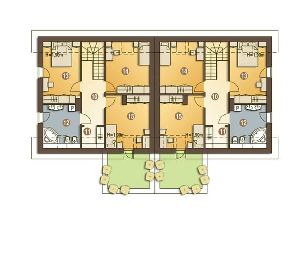 Drop z garażem 1-st. [A-BL1]