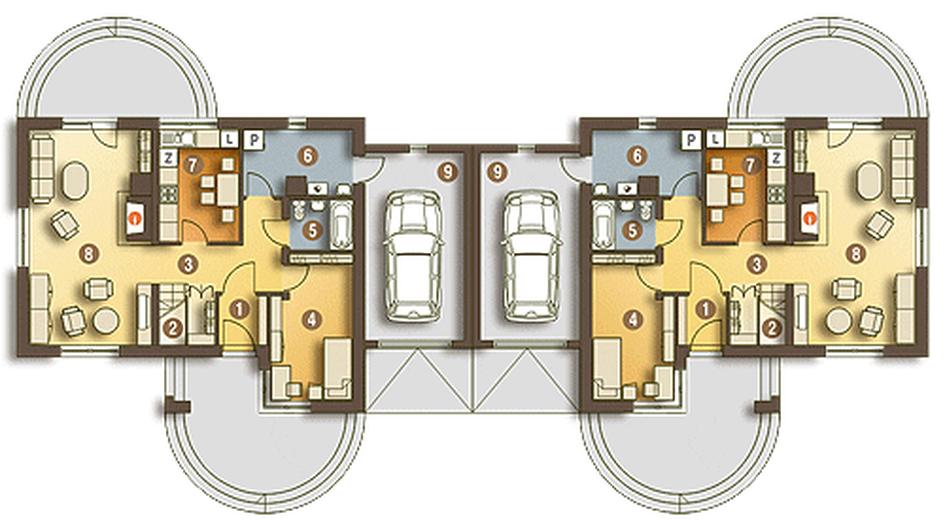 Drozd z garażem 1-st. [A-BL]