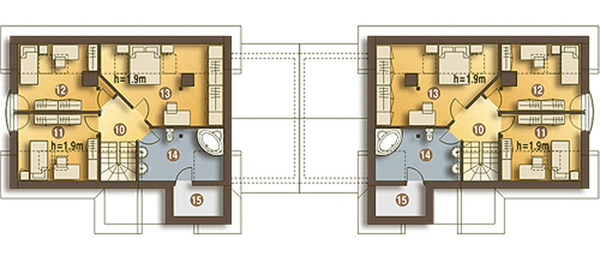 Drozd z garażem 1-st. [A-BL]