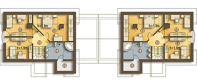 Drozd z garażem 1-st. [A-BL]