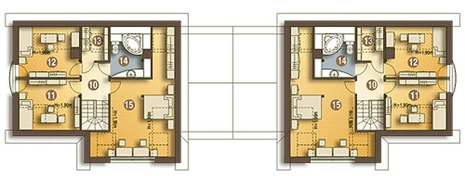 Drozd II z garażem 1-st. [A-BL]
