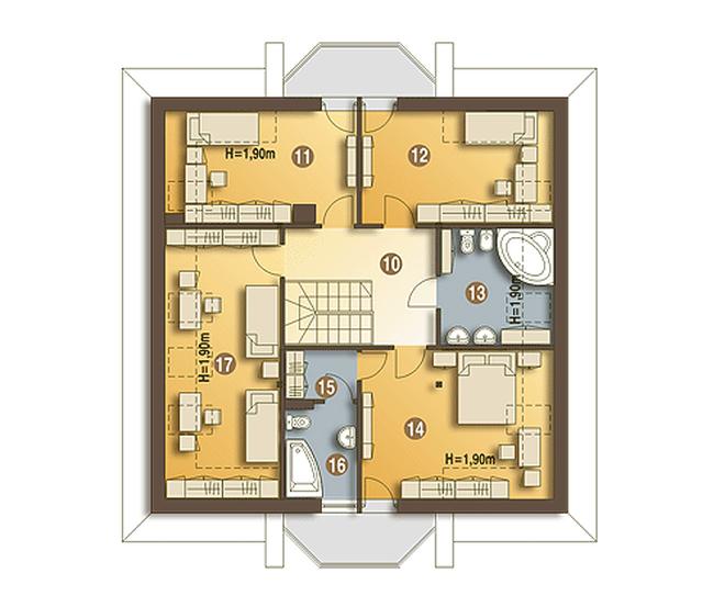 Dzierlatka z garażem 1-st. [A]