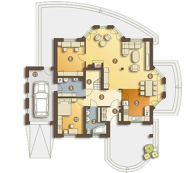 Dzierlatka III z garażem 1-st. [A1]