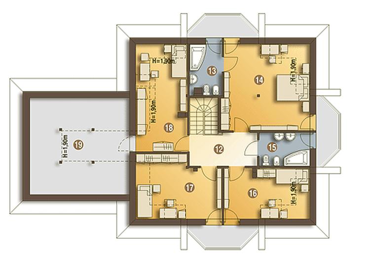 Dzierlatka III styl z garażem 2-st. [A]
