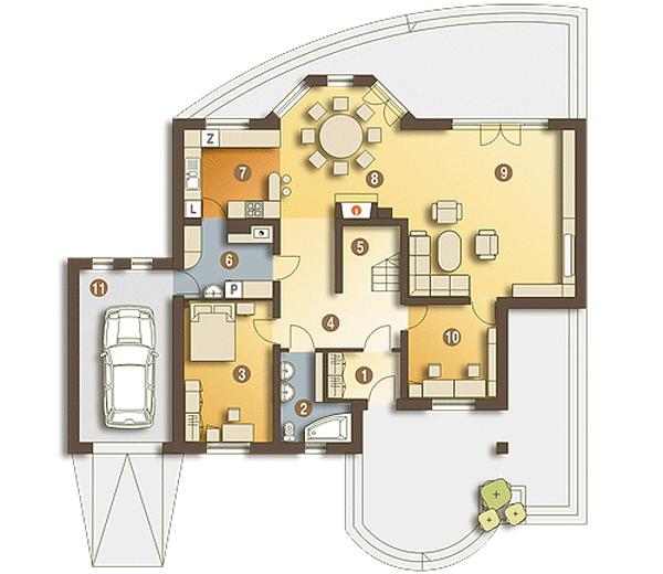 Dzierlatka IV z garażem 1-st. [A1]