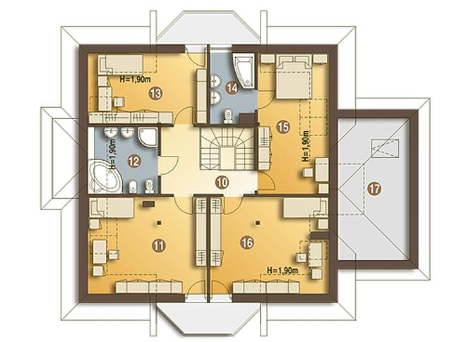 Dzierlatka V z garażem 1-st. [A]