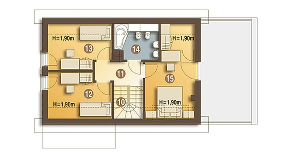 Eco 1 z garażem 1-st. [A]