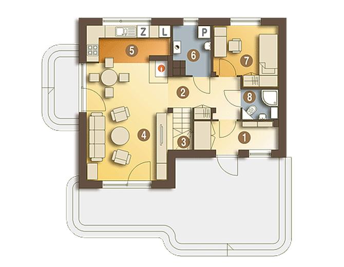 Eco 1 bez garażu [B]