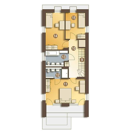 Eco 4 z garażem 1-st. [A]