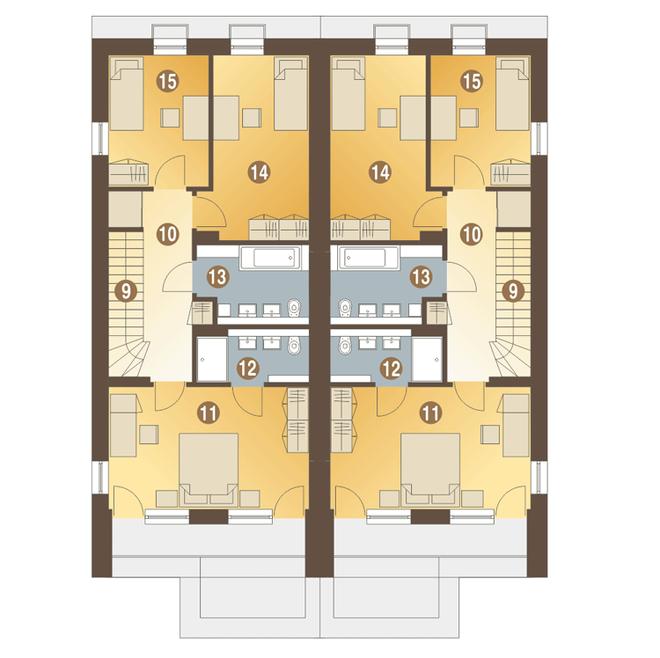 Eco 4 z garażem 1-st. [A-BL]
