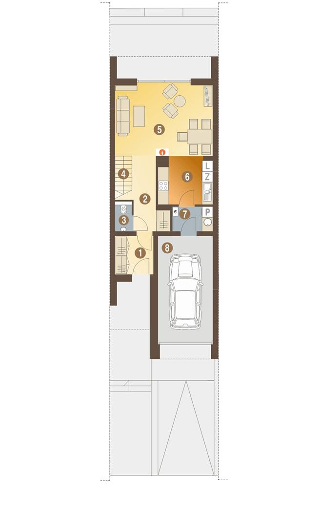 Eco 4 z garażem 1-st. [A-SZ]