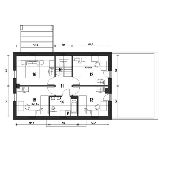 Eco 5 z garażem 2-st. [A1]