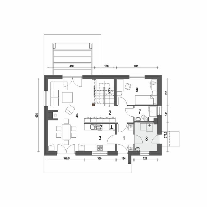 Eco 5 bez garażu [B]