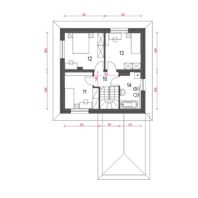 Egon z garażem 1-st. [A]