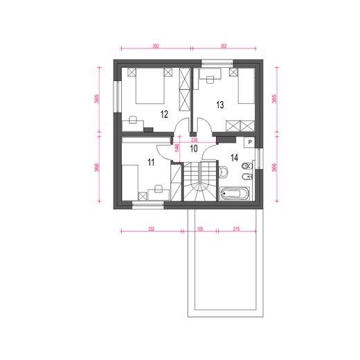 Egon II z garażem 1-st. [A]